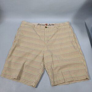 Tommy Bahama Plaid 10" Shorts Men's Size 36 100% Cotton